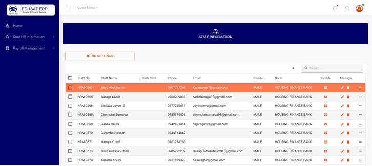 HR and Payroll Management